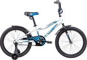 Детский велосипед Novatrack Cron 20 (белый/черный, 2019)
