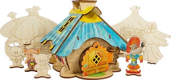 Сборная модель Woody Три поросёнка 570