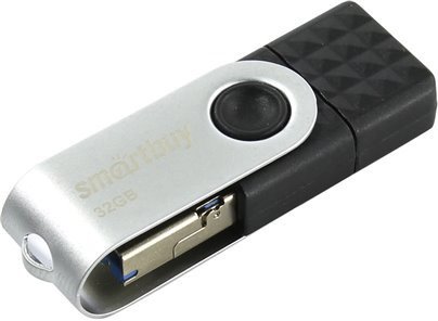 USB Flash Smart Buy Double 32GB SB32GBTRIO (черный)