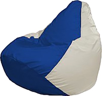 Кресло-мешок Flagman Груша Мега Super Г5.1-125 (синий/белый)