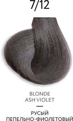 Крем-краска Ollin Professional Color Platinum Collection 7/12 русый пепельно-фиолетовый 100 мл