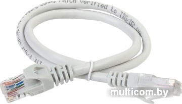 Кабель ITK RJ 45 - RJ45 PC01-C6U-1M (1 м, серый)