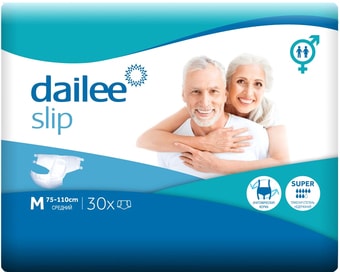 Подгузники для взрослых Dailee Slip M (30 шт)