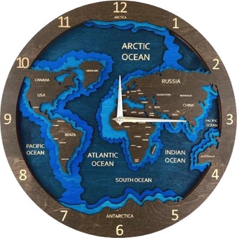 Настенные часы Woodary 2054