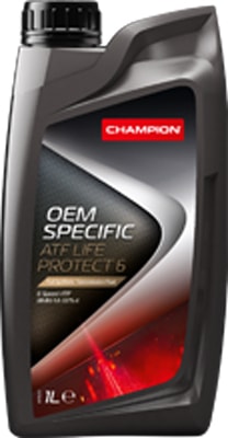 Трансмиссионное масло Champion OEM Specific ATF Life Protect 6 1л