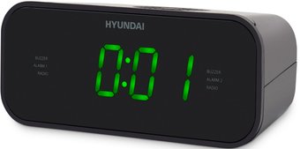 Настольные часы Hyundai H-RCL221 (зеленый)