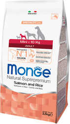 Корм для собак Monge Mini Adult Salmon and Rice 2.5 кг