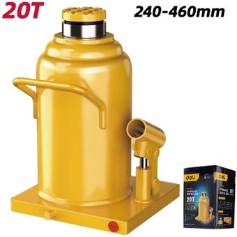 Бутылочный домкрат Deli DQ71020 20т