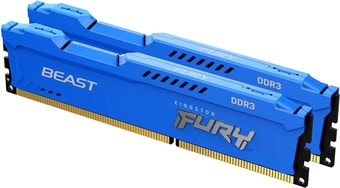 Оперативная память Kingston FURY Beast 2x4GB DDR3 PC3-14900 KF318C10BK2/8