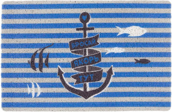 Придверный коврик SunStep Spongy 40х60 якорь 38-462 (разноцветный)