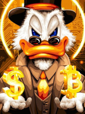 Картина Stamion КриптоСкрудж (45x60см)