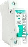 Выключатель нагрузки Tengen TGB1N-63, 1P, 25A, 6kA, 1M TGB1N-63-1-25B