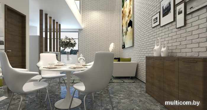 Декоративный кирпич Stone Mill ЛофтБрик (белый)