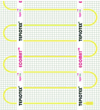 Нагревательный кабель Teplotex Ecomat Light 2ж 150w-3.0/450w