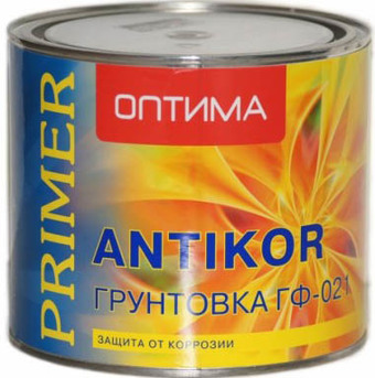 Акриловая грунтовка Оптима ГФ-021 2.6 кг (универсальная, серый)