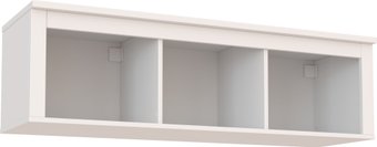 Полка Mio Tesoro Сага навесная 3 секции (белый)