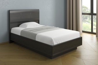 Кровать Лером Камелия КР-1702-ВЕ 140x200 (дуб венге)