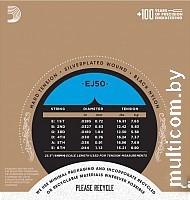 Струны для гитары D'Addario EJ50