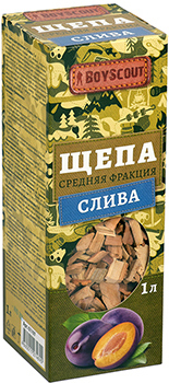 Щепа для копчения BoyScout Слива 61197 (1 л)