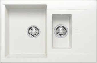 Кухонная мойка Polygran Brig-770 (белый хлопок 36)
