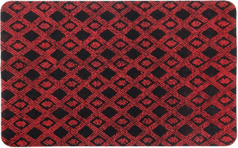 Придверный коврик SunStep Fusion 50х80 37-112 (черный/красный)