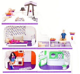 Кукольный домик Огонек Конфетти C-1330