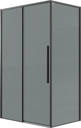Душевой уголок Grossman Galaxy 100x80x195 120.K33.01.1080.21.10 (черный матовый/тонированное стекло)