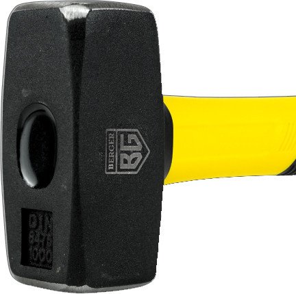 Кувалда Berger Кованая 2кг BG1518 (фиберглассовая рукоятка)