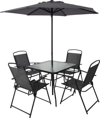 Комплект подушек AksHome Picnic (серый/черный)