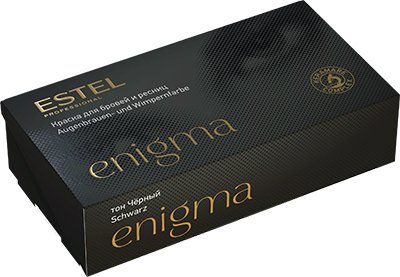 Краска для бровей Estel Enigma тон черный