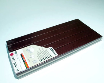 Металлический канал для переплета OPUS Classic 304x24 мм OCH2430410BOR (10 шт, бордовый)