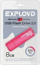 USB Flash Exployd 620 8GB (красный)