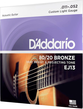 Струны для гитары D'Addario EJ13