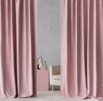 Комплект штор Pasionaria Фито 300x250 (2 шт, розовый)