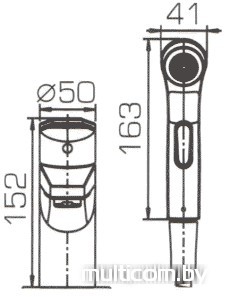 Смеситель Bravat Line F15299C-1