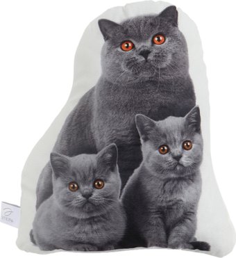 Декоративная подушка Этель Cat family 10864246