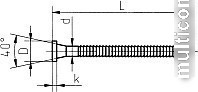 Гвоздь ершеный ЕКТ VZ010128