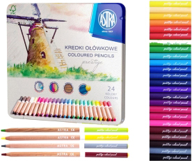 Набор цветных карандашей Astra Prestige 312117002 (24 цвета)