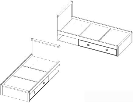 Кровать Анрэкс Magellan 90x200