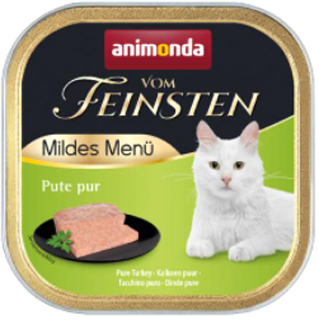 Консервированный корм для кошек Animonda Vom Feinsten Mildes Menu для кастрированных с индейкой 100 г