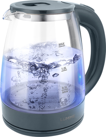Электрический чайник Lumme LU-160 (серый мрамор)