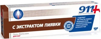 911 Гель для тела 911 Экстракт пиявки 100 мл