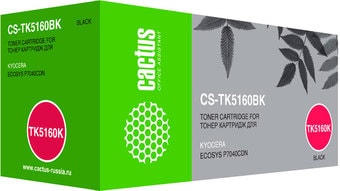 Картридж CACTUS CS-TK5160BK (аналог Kyocera TK-5160K)