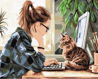 Картина по номерам ILikeGift Командная работа J097