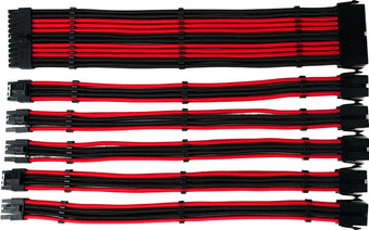 Кабель Qingsea Colorful MOD Extansion Combo QHM-0801 (черный/красный)