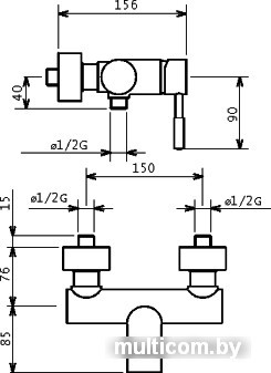 Смеситель Novaservis 12060/1.0
