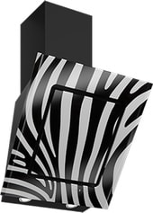 Кухонная вытяжка Elikor Оникс Art 60П-1000-Е4Д (черный/зебра)