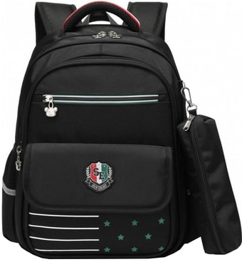 Рюкзак Sun Eight SE-2789 (черный/зеленый)