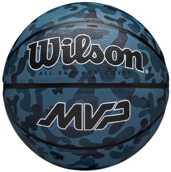Баскетбольный мяч Wilson MVP Camo Blue WZ3018702XB5 (5 размер)