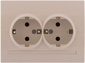 Розетка Lezard Deriy 702-0303-127 (кремовый)